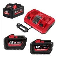Набор аккумуляторов + зарядных устройств Milwaukee Li-Ion M18 HNRGO1-823 M18 NRG Kit Outdoor IN2 (4932492933)