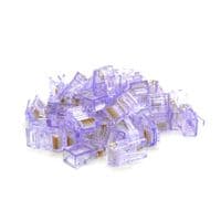 Конектор Noname RJ-45 8P8C UTP Cat-5 (100 шт/уп.) Q100 Violet