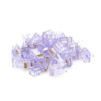 Конектор Ritar RJ-45 8P8C UTP Cat-5 (100 шт / уп.) Q100 Transparent purple