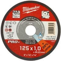 Круг отрезной Milwaukee по металлу SCS 41/125х1 PRO+, 125мм (4932451487)