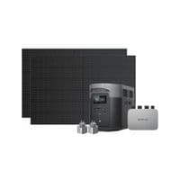 Комплект енергонезалежності EcoFlow PowerStream - мікроінвертор 800W + зарядна станція Delta Max 2000 + 2 x 400W стаціонарні сонячні панелі