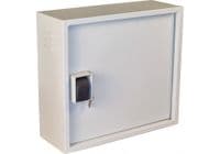 Антивандальна шафа VAGOS Lite Super Antilom 19; 3U - 0,8мм (550х500x220) двері - приховані петлі, замок - крабовий, 8відп.