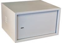 Антивандальна шафа VAGOS Lite Super Antilom 19; 7U - 0,8мм (530х320x450) двері - приховані петлі, замок - сувальдний, 8відп.