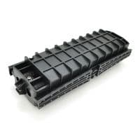 Муфта оптическая Merlion ML-OP-F001H-48C, герметичная, 4 введения, до 4-х касет, до 48 сварок, материал PP+GF