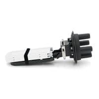Муфта оптическая Merlion ML-OP-F102H-48C, герметичная, 4 введения, до 4-х кассет, до 48 сварок, материал PP