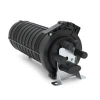 Муфта оптична Merlion ML-OP-F103H-48C, герметична, 5 вводів, до 4-х касет, до 48 зварок, матеріал PP