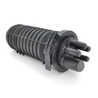 Муфта оптична Merlion ML-OP-F106H-96C, герметична, 5 вводів, до 4-х касет, до 96 зварок, матеріал PP