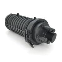 Муфта оптична Merlion ML-OP-F108H-24C, герметична, 3 введення, до 2-х касет, до 24 зварок, матеріал PP