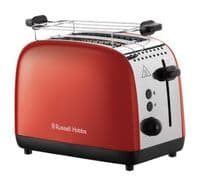 Тостер  Russell Hobbs Colours Plus, 1600Вт, нержав., підігрів,разморозка, червоний