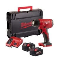 Строительный фен Milwaukee M18 BHG-502C 2x5Ah, кейс (4933459772)
