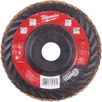 Круг зачистный Milwaukee лепестковый CERA TURBO SLC50/125, зерно 40, 125 мм (4932472231)