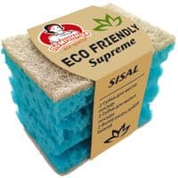 Губки кухонные Помощница Eco Friendly Supreme Профиоированные  2 шт. (4820212004100)