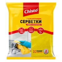Серветки для збирання Chisto з Nano-мікрофібри 3 шт. (4823098412076)