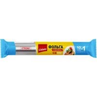 Фольга алюминиевая Chisto крепкая  для пищевых продуктов 10+1 м (4823098407959)
