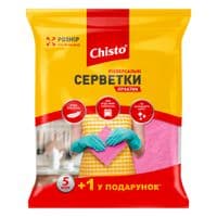Серветки для збирання Chisto Практик універсальні 5+1 шт. (4823098407911)