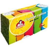 Губки кухонные Помощница  Супер губка 5 шт. (4820164965214)