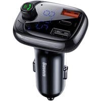 FM Modulator Baseus T-Typed S-13 Car Bluetooth MP3 Player (CCMT000101) Black