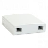 Абонентськая розетка FTTH, для 2xSC simplex/ LC duplex белая