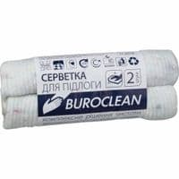Тряпка для пола Buroclean 50х50 см белая 2 шт. (4823078915283)