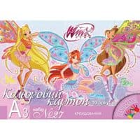 Цветной картон 1 сентября мелованного А3, 10 листов (950523)