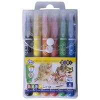 Пастель ZiBi Baby line масляняа шелковая с акварельным эффектом, 6 цветов (ZB.2495)