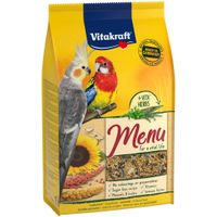 Корм для птахів Vitakraft Menu для німф та великих папуг 1 кг (4008239210036)