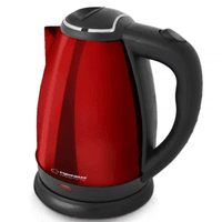 Электрочайник из нержавеющей стали 1,8L, Red, 1800 Вт, обменная гарантия EKK013R Kettle Victoria 1.8L