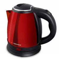 Электрочайник из нержавеющей стали 1L, Red, 1350W, обменная гарантия EKK128R Kettle Parana 1.0 L