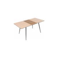 Обеденный стол GT Racer DT-1410 (120-160x80x75) Natural Oak