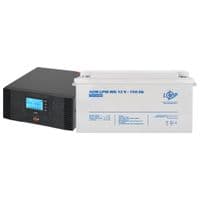 Комплект резервного питания LP (LogicPower) ИБП + мультигелевая батарея (UPS B1500 + АКБ MG 1800W)
