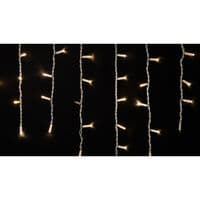 Гірлянда Delux ICICLE 75 LED 2 x 0.7 м IP44 EN Теплий білий/білий (90016594)