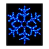Гірлянда Delux Motif flash Snowflake 55 см синій IP44 EN (90012964)