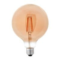 Лампочка Delux Globe G125 8Вт E27 2700К amber filament (90016726)