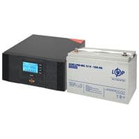 Комплект резервного питания LP (LogicPower) ИБП + мультигелевая батарея (UPS B1500 + АКБ MG 1200W)