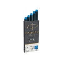Чернила для перьевых ручек Parker Картриджи Quink / смывающиеся 5шт голубой (11 410WBL)