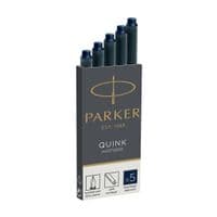 Чернила для перьевых ручек Parker Картриджи Quink / 5шт темно-синие (11 410BLB)
