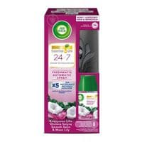 Освежитель воздуха Air Wick Автоматический с сменным баллоном Нежность шелка и лилии 250 мл (5900627076196)