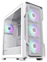 Корпус GameMax Siege WH Белый, без BJ, Mid Tower, EATX/ATX/Micro ATX/Mini-ITX, 1xUSB 3.0, 2xUSB 2.0, 4x120 мм RGB, 465x210x485 мм, 0,6 мм