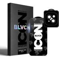 Стекло защитное Armorstandart Supreme Plus Black Icon Apple iPhone 15 (ARM71137)