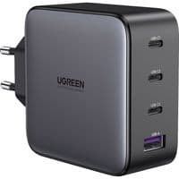Зарядное устройство 3xUSB 100W (3xType-C+USB QC4+) Tech Fast GAN Charger черный CD226 Ugreen