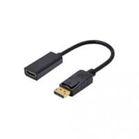 Адаптер STLab DisplayPort Male - HDMI 4K Ultra HD Female, черный