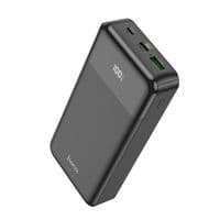 Універсальна мобільна батарея 20000 mAh, Hoco J102A Cool figure, PD20W+QC3.0, Black