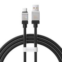 Кабель USB Baseus CoolPlay Series Type-C 100W (CAKW000601) Чорний 1м