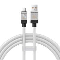 USB Cable Baseus CoolPlay Series Type-C 100W (CAKW000602) White 1m