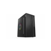Корпус 2E TeamX TMX03, с БП 2E ATX400W, 2xUSB2.0,1x80mm, Perforated Side, mATX, черный