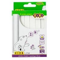 Крейда ZiBi біла квадратна, 12 шт. KIDS Line (ZB.6703-12)