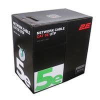 Кабель 2E CAT 5e, U-UTP, 305м, AWG 24/1, LSZH, зеленый