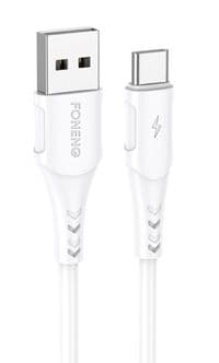 Кабель Foneng X81 1М Кабель USB - USB-C 2.1А 1м Белый (X81-CA-TC)