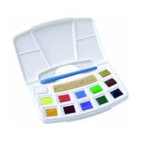 Акварельні фарби Royal Talens Art Creation Pocket box Muted Colours 12 кольорів у кюветах пензлик та спонж (8712079408794)