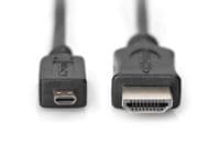 Кабель 4K HDMI 2M Type D to Type A  DB-330109-020-S DIGITUS by ASSMANN